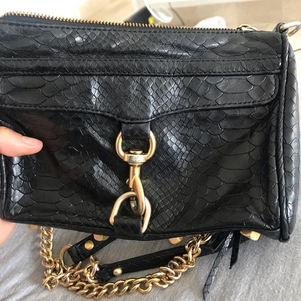 Rebecca minkoff crocodile mini MAC crossbody purse - Picture 6 of 7